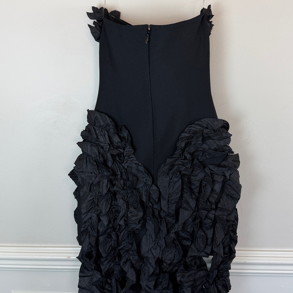 LECLA LOS ANGELES Bandage Bodycon Fringe
Dress in Black Women’s size Large - Picture 13 of 17